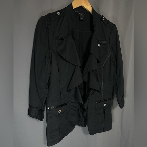 White House Black Market Ruffle Jacket - Picture 1 of 4